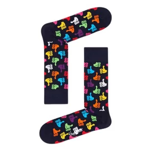 Happy Socks Thumbs Up Sock, kolorowe i zabawne, Skarpety dla kobiet i mężczyzn, Wielobarwny (36-40) - Skarpetki męskie - miniaturka - grafika 1