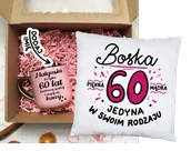 Gadżety dla niej i dla niego - Prezent na 60 urodziny - Zestaw Kubek na 60 urodziny oraz poduszka na 60 urodziny - miniaturka - grafika 1