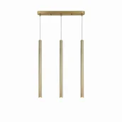 Lampy sufitowe - Lungo 3 linia złota - miniaturka - grafika 1