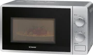 Kuchenki mikrofalowe - Bomann MW 6014 CB Srebrny - miniaturka - grafika 1