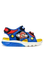 Buty dla chłopców - Geox Sandały J Ciberdron B J55MXD 1454 C0833 D Niebieski - miniaturka - grafika 1