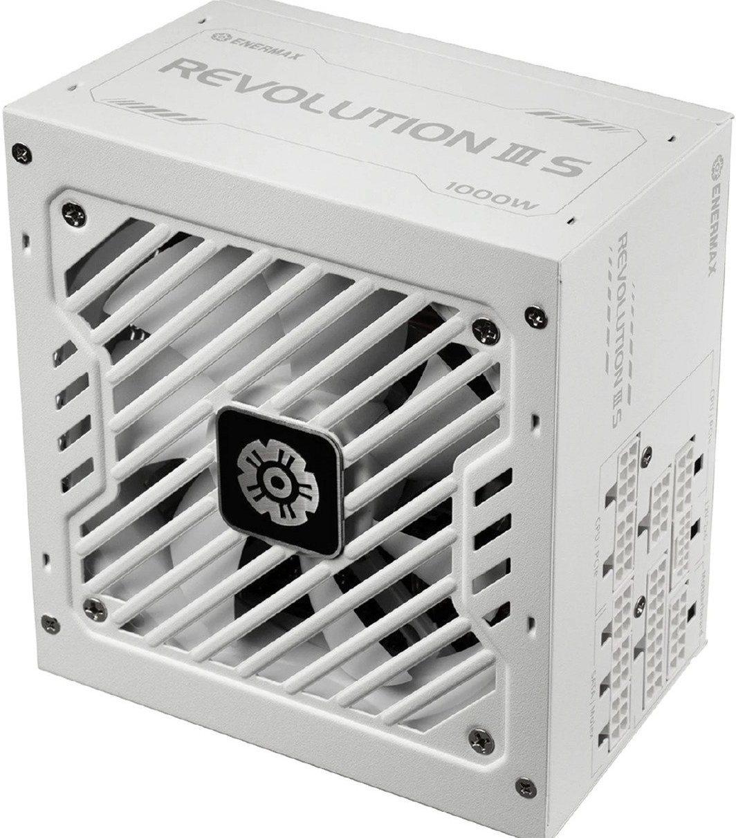 Enermax Power Supply 1000W Revolution3 80+ Platinum 3.1 WHIT ERV1000P-AHP-W