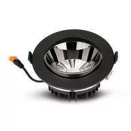 Oprawy, klosze i abażury - Oprawa Downlight V-TAC SAMSUNG 30W Czarna Uchylna VT-2-33 neutralna 2900lm - miniaturka - grafika 1