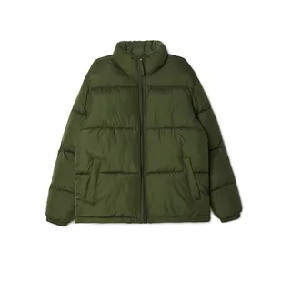 Cropp - Zielona pikowana kurtka - Khaki - Kurtki męskie - miniaturka - grafika 1