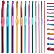 Pasmanteria - ZESTAW SZYDEŁEK SZYDEŁKA 12 SZTUK DO SZYDEŁKOWANIA 2 - 8 mm KOMPLET - miniaturka - grafika 1