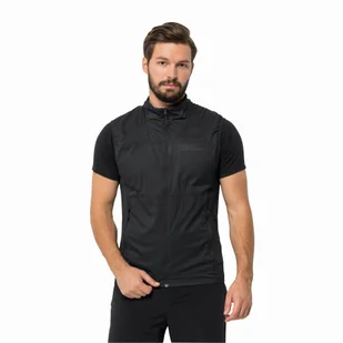 Męska kamizelka Jack Wolfskin PRELIGHT ALPHA VEST M black - S - Kamizelki męskie - miniaturka - grafika 1