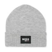 Czapki dla dzieci - BOSS Kidswear Czapka | z dodatkiem wełny - miniaturka - grafika 1