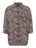 Bluzki damskie - Mavi Damska bluzka z długim rękawem, Wielokolorowy (Black Pastel Flower Printed 900), M - miniaturka - grafika 1