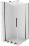 Kabiny prysznicowe - Mexen Velar kabina prysznicowa rozsuwana 90x90 cm, szron, gun metal - 871-090-090-31-95 - miniaturka - grafika 1