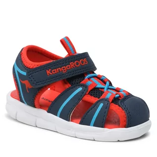 Buty dla chłopców - Sandały KangaRoos - K-Grobi 02106 000 4100 Dk Navy/Orange - grafika 1