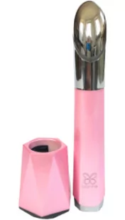 BAFFS BEAUTY PEN Masażer pod oczy sonoforeza i fototerapia różowy - Masażery - miniaturka - grafika 1
