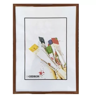 Ramka na zdjęcia 21 x 29,7 cm brązowa - Ramki na zdjęcia - miniaturka - grafika 1
