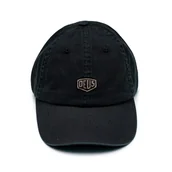 Czapki i chusty sportowe męskie - Cappello Adulto unisex Deus Ex Machina Shield Standard Dad Cap Black - miniaturka - grafika 1