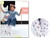 Rajstopy - Rajstopy dla dzieci 40 den motylki 140-146 Bianco - miniaturka - grafika 1