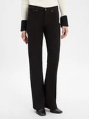 Spodnie damskie - JOOP! Dżinsy bootcut - Miriam Kobiety Bawełna czarny jednolity, 25 - miniaturka - grafika 1