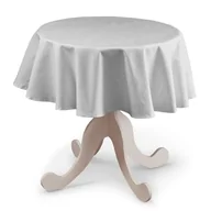 Obrusy i serwetki - Dekoria Obrus okrągły jasny len 135 cm Linen 415-392-04 - miniaturka - grafika 1