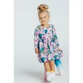Sukienki i spódniczki dla dziewczynek - Sukienka Zimorodek Laurka - miniaturka - grafika 1