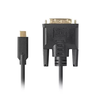 Lanberg Kabel USB-C(M)->DVI-D(24+1)(M) 1.8M czarny - Kable komputerowe i do monitorów - miniaturka - grafika 1