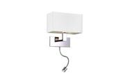 Lampy ścienne - Azzardo Kinkiet Martens Led kolor biały MB2251-B-LED-R WH) - miniaturka - grafika 1