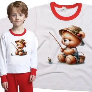 Piżama dziecięca Pluszowy Miś Wędkarz Łowiący Rybę Dzień Misia 98/104 - VoloDonum - Piżamy dla dziewczynek Piżama dziecięca Pluszowy Miś Wędkarz Łowiący Rybę Dzień Misia 98/104 - VoloDonum - Piżamy dla dziewczynek - miniaturka - grafika 1