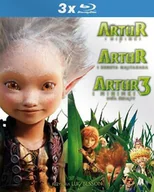 Fantasy Blu-Ray - Artur i Minimki: Artur i Minimki / Artur i zemsta Maltazara / Artur i Minimki 3: Dwa Światy Kolekcja Pakiet - miniaturka - grafika 1