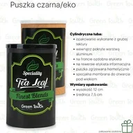 Herbata - Tropikalna Gracja (Pakowanie ozdobne, Puszka czarna 80 g) - miniaturka - grafika 1