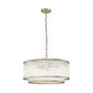 Lampy sufitowe - Zuma Line Sergio lampa wisząca złota kryształowa P0528-06H-V6AC - P0528-06H-V6AC - miniaturka - grafika 1