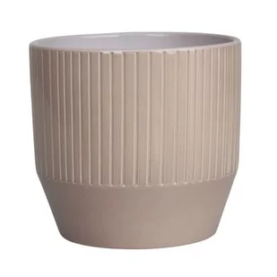 Osłonka ceramiczna 79 15 cm szary lazur - Donice - miniaturka - grafika 1