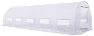 Szklarnie ogrodowe - Tunel Podwójne Drzwi 3X8X2 - 24M2 Biały - miniaturka - grafika 1