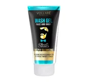 Żele do mycia twarzy - Vollare Cosmetics Żel Do Mycia Twarzy I Ciała Dla Mężczyzn 250.0 ml - miniaturka - grafika 1