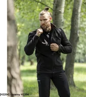 Bluzy męskie - Ardon ARDON JOFLEX - Bluza polarowa męska ARDONJOFLEX czerwony S - czarny H2204 L - miniaturka - grafika 1