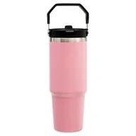 Kubki termiczne - Kubek Termiczny, TIME FOR PICNIC, Różowy, 800 ml - miniaturka - grafika 1