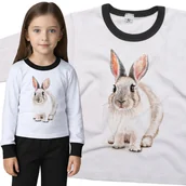 Piżamy dla dziewczynek - Piżama dziecięca Słodki Zając Królik 110/116 - VoloDonum - miniaturka - grafika 1