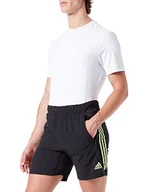 Spodenki damskie - adidas Męskie szorty M TI WV SHO Shorts, czarne/Pulse Lime, L 5" - miniaturka - grafika 1