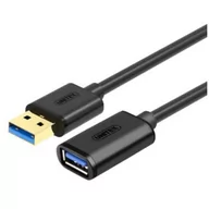 Kable USB - Unitek Przedłużacz USB3.0 AM-AF 2m Y-C459BBK AKUNIPU00000013 - miniaturka - grafika 1