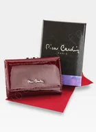 Portfele - Pierre Cardin, Portfel skórzany damski, 05, Line 117, czerwony, mały - miniaturka - grafika 1