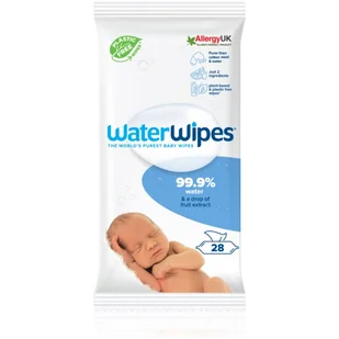 WaterWipes Water Wipes Baby Wipes delikatne nawilżane chusteczki dla dzieci 28 szt. - Chusteczki nawilżane - miniaturka - grafika 1