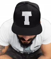 Czapki i chusty sportowe męskie - CZAPKA PROSTY DASZEK LITERA T HAFT AMERICAN TWILL - miniaturka - grafika 1