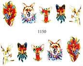 Ozdoby do paznokci - Naklejki wodne na paznokcie - nr 1150 - miniaturka - grafika 1