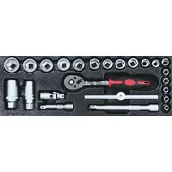 Pozostałe wyposażenie warsztatu - Zestaw Gola 3/8", 24 szt - miniaturka - grafika 1