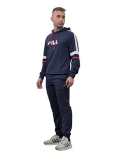 FILA Męskie spodnie rekreacyjne Saliano, Black Iris, XXL - Spodenki męskie - miniaturka - grafika 1