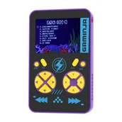 Konsole i gry retro - Konsola z powerbankiem YLW Gaminja, 2 w 1, fioletowa - miniaturka - grafika 1