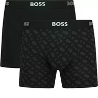 Majtki męskie - BOSS Bokserki 2-pack BoxerBr 2P Print G - miniaturka - grafika 1