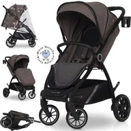 Wózki dziecięce - LEKKI WÓZEK SPACEROWY EURO-CART CORSO TAUPE DO 26,5KG + DODATKI - miniaturka - grafika 1