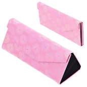 Akcesoria do okularów - Etui na okulary składane w trójkąt ET-133C jasny róż - miniaturka - grafika 1