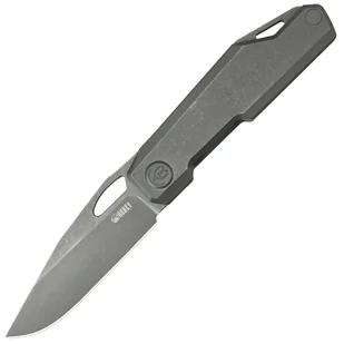 KUBEY Verijero Darkwashed Sanvik 14C28N Ostrze Darkblast Ti Linerlock KU340E - Scyzoryki - miniaturka - grafika 1
