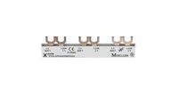 Bezpieczniki elektryczne - Eaton Szyna łączeniowa 2P 63A 10mm2 widełkowa (6 mod.) EVG-2PHAS/6MODUL 215642 215642 - miniaturka - grafika 1