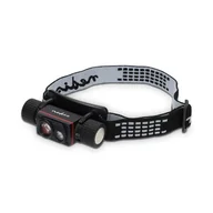 Latarki - Latarka czołowa LED zasilana bateryjnie / przez USB 3,7 V DC baterie w zestawie akumulator znamionowy strumień świetlny: 1000 lm zasięg światła: 180 m - miniaturka - grafika 1
