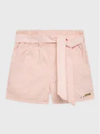 Spodenki damskie - Guess Szorty materiałowe K3GD02 WFBC0 Różowy Regular Fit - miniaturka - grafika 1