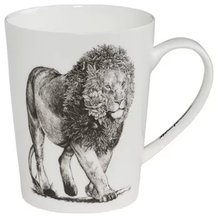 Biały porcelanowy kubek Maxwell & Williams Marini Ferlazzo Lion, 450 ml - Kubki - miniaturka - grafika 1